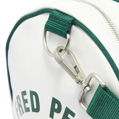 Shop Fred Perry Authentic Classic Barrel Bag In White