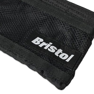 Shop F.c. Real Bristol Mesh Pocket Pouch In Black