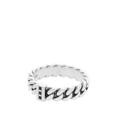 Shop Tom Wood Chain Ring In Silver