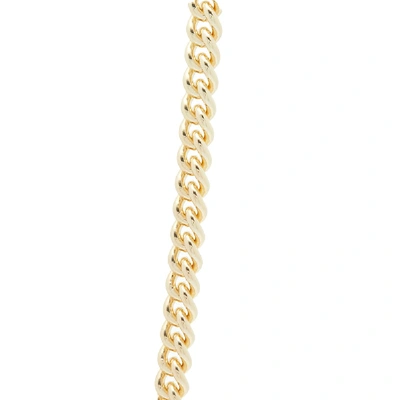 Shop Tom Wood 20.5" Rounded Curb Thick Chain In Gold