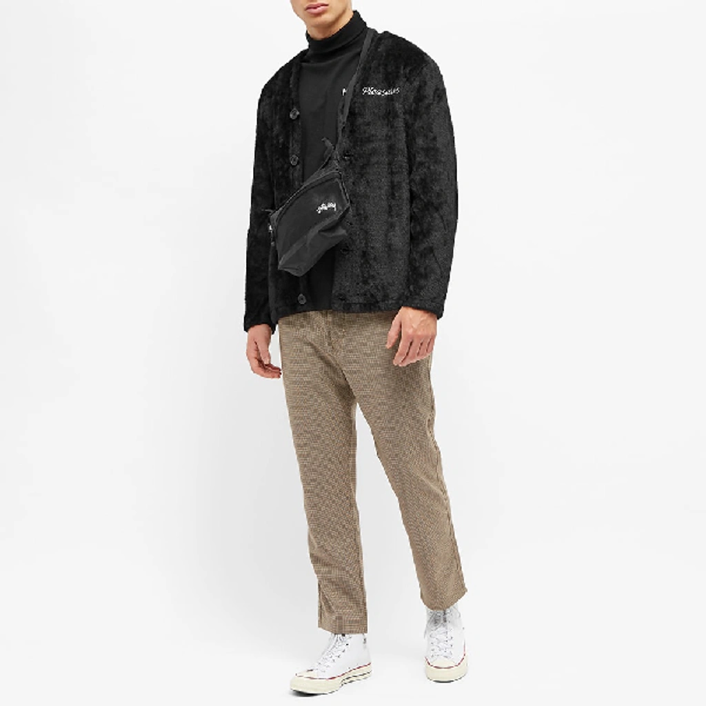 Stussy lightweight shoulder bag black clearance