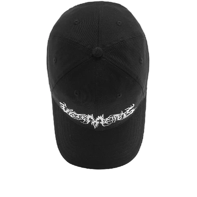 Shop Vetements Goth Cap In Black