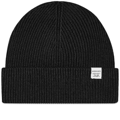 Shop Norse Projects Short Beanie In Black