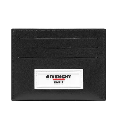 Shop Givenchy Label Card Holder In Black