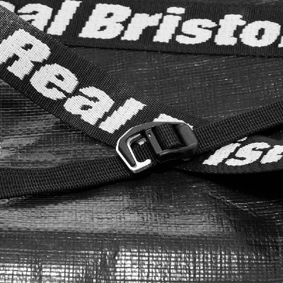 Shop F.c. Real Bristol Ground Sheet Tote Bag In Black