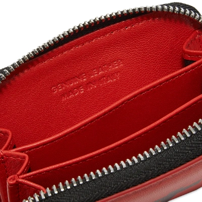 Shop 424 Leather Card Holder In Red