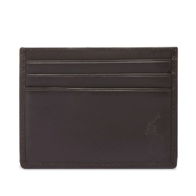 Shop Polo Ralph Lauren Card Holder In Brown