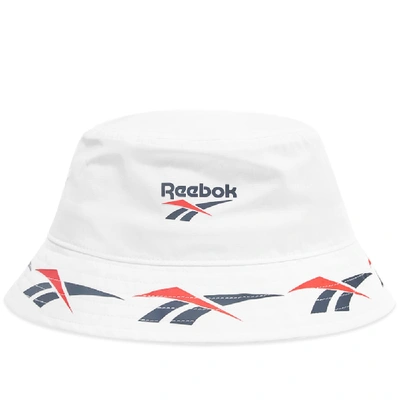 Shop Reebok Vector Bucket Hat In White