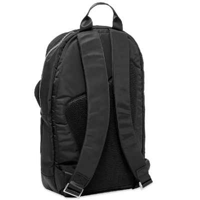 Shop A-cold-wall* Curve Flap Backpack In Black