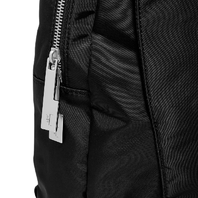 Shop A-cold-wall* Curve Flap Backpack In Black