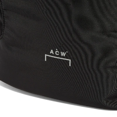 Shop A-cold-wall* Curve Flap Backpack In Black