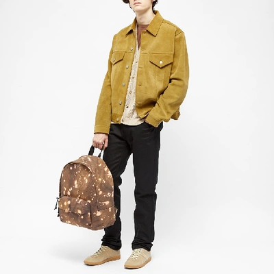 Shop Maison Margiela 11 Canvas Tie Dye Backpack In Brown