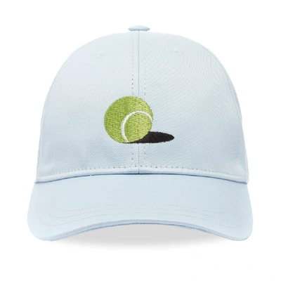 Shop Thom Browne Tennis Ball Icon Cap In Blue