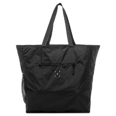 Shop Pop Trading Company Pop Trading Company Logo Tote In Black