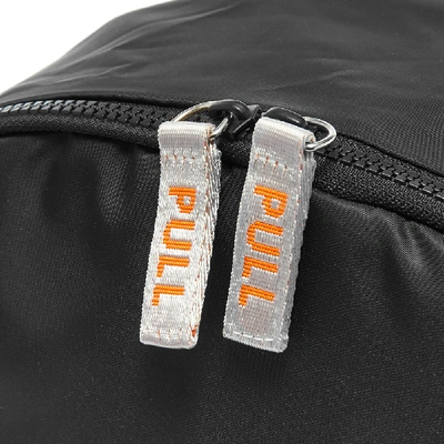 Shop Heron Preston Zip Round Logo Backpack In Black