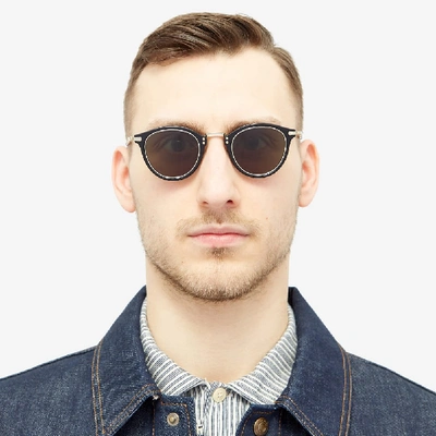 Shop Mr Leight Mr. Leight Stanley S Sunglasses In Black