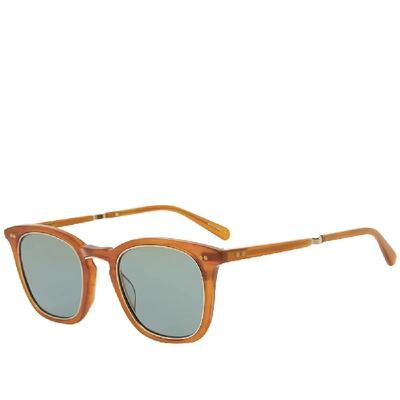 Shop Mr Leight Mr. Leight Getty S Sunglasses In Brown