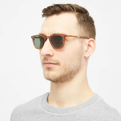 Shop Mr Leight Mr. Leight Getty S Sunglasses In Brown