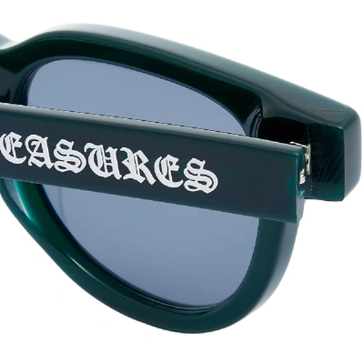 Shop Akila X Pleasures Legacy Sunglasses In Green