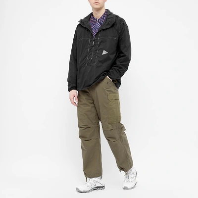 Shop And Wander Pertex Wind Pullover Jacket In Black