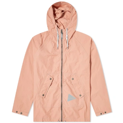 Shop And Wander Nylon Taffeta Hooded Jacket In Pink