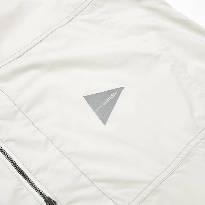 Shop And Wander Pertex Wind Pullover Jacket In White