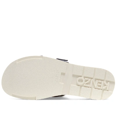 Shop Kenzo Papaya Mule Sport Slide In White