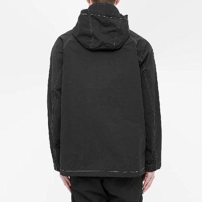 Shop And Wander Nylon Taffeta Hooded Jacket In Black