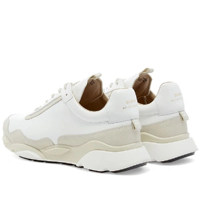 Shop Zespà Zespa Zsp7 Monochrome Sneaker In White