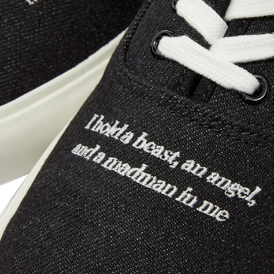 Shop Undercover Dylan Thomas Denim Sneaker In Black