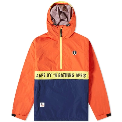 Shop Aape By A Bathing Ape Aape Camo Smock Jacket In Red