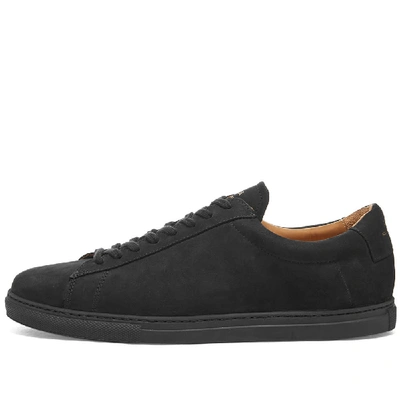 Shop Zespà Zespa Zsp4 Apla Nubuck Sneaker In Black