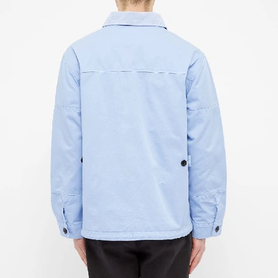 Shop Albam Garment Dyed Foundry Jacket In Blue