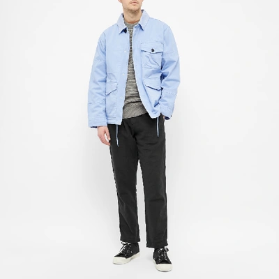 Shop Albam Garment Dyed Foundry Jacket In Blue