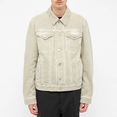 Shop A-cold-wall* Overdye Trucker Jacket In White