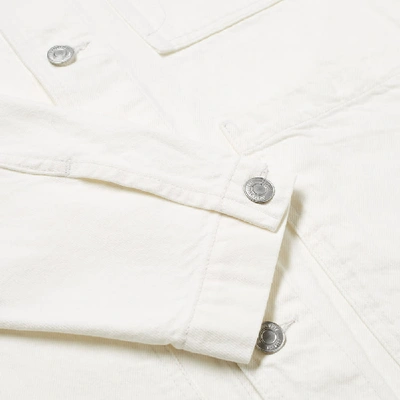 Shop Norse Projects Tyge Denim Chore Jacket In White