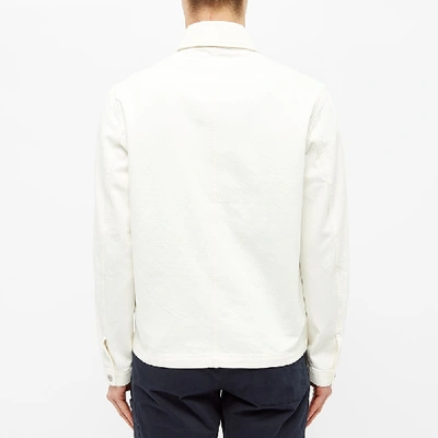 Shop Norse Projects Tyge Denim Chore Jacket In White