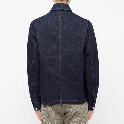 Shop Norse Projects Tyge Denim Chore Jacket In Blue