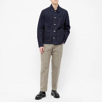 Shop Norse Projects Tyge Denim Chore Jacket In Blue