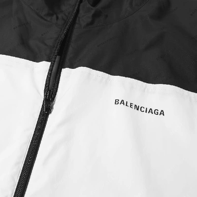 BALENCIAGA Balenciaga Back & Front Logo Nylon Jacket 