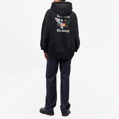 Shop Vetements Rammstein Germany Oversized Hoody In Black