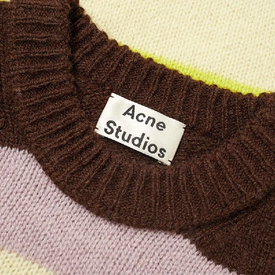 Shop Acne Studios Kai Wool Crew Knit In Multi