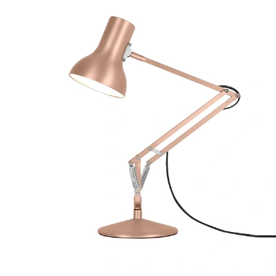 Shop Anglepoise Type 75 Mini Metallic Desk Lamp In Gold