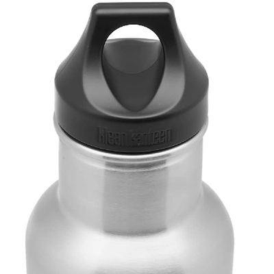 Shop Klean Kanteen Vacuum Insulated Loop Bottle In Silver