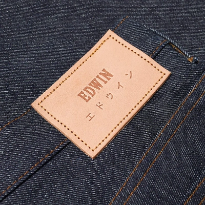 Shop Edwin Regular Tapered Made In Japan Jean In Blue