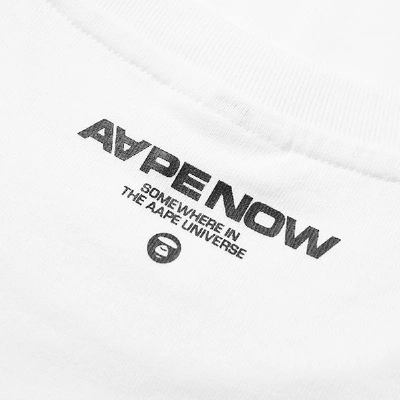 Shop Aape By A Bathing Ape Aape One Point Pocket Tee In White