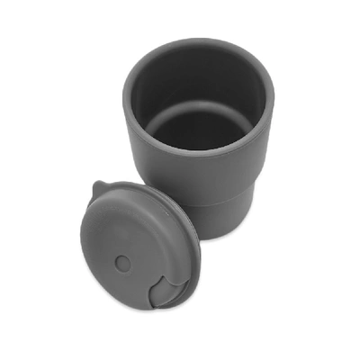Shop Rivers Wallmug Demita Double Walled Reusable Coffee Cup In Grey