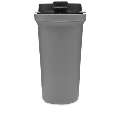 Shop Rivers Wallmug Bearl Solid Double Walled Reusable Coffee Cup In Grey