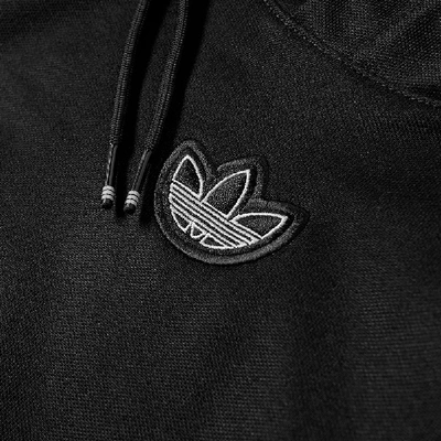 Shop Adidas Originals Adidas Outline Hoody In Black