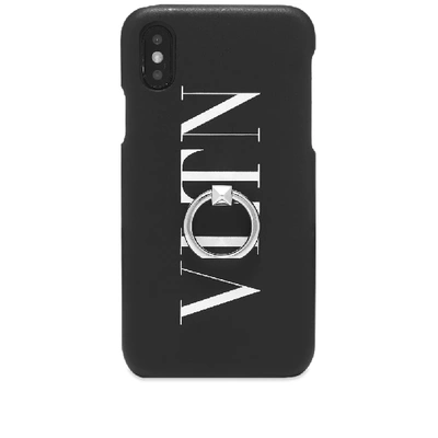 Shop Valentino Vltn Iphone Xs Case In Black
